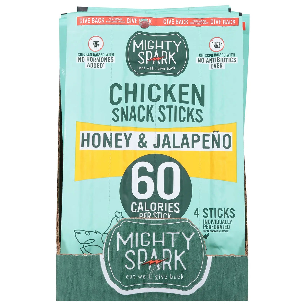 Spark Your Day with Mighty Spark Jalapeno Honey Chicken Sticks