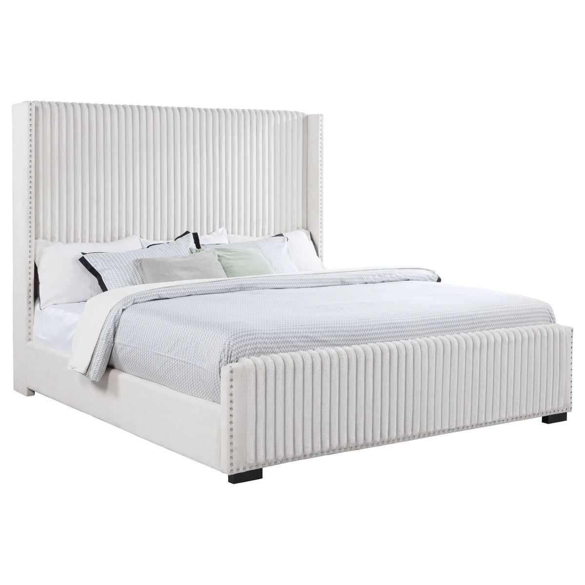 Ian Modern Upholstered California King Bed