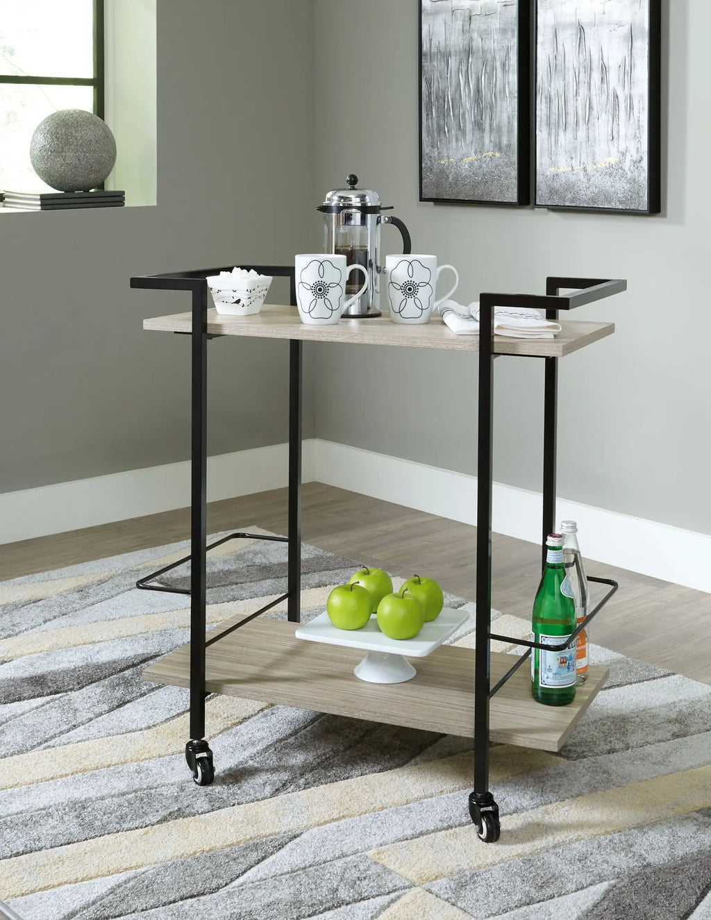 Waylowe Bar Cart - Stylish & Modern Serving Solution