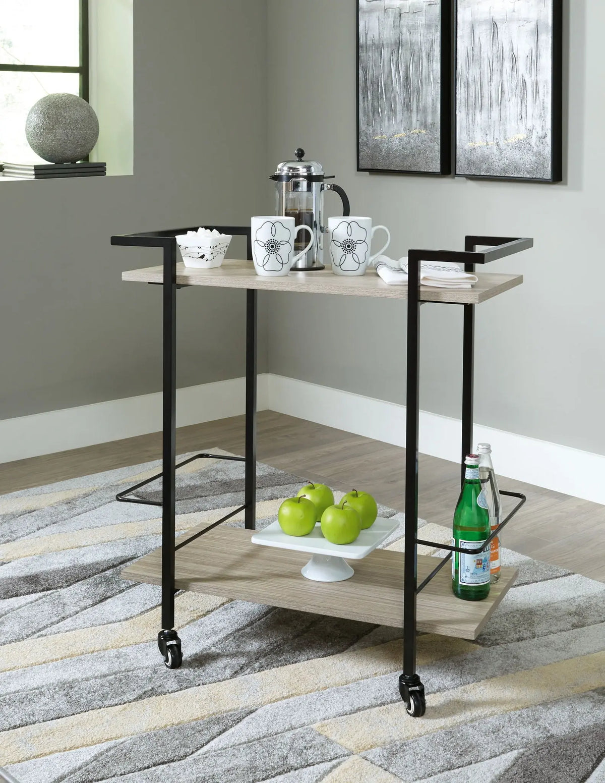 Waylowe Bar Cart - Stylish & Modern Serving Solution