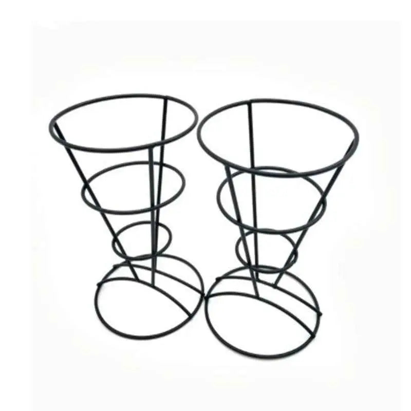 Conical Snack Fries Cup - Elegant Stainless Steel Container