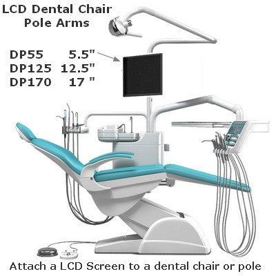 DP55 5.5 inch Universal Monitor Pole Mount Bracket  VESA Clamp on