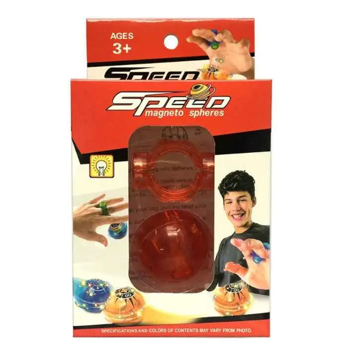 Spheres Magic Speed Induction Magnetic Glowing Fidget Spinner Toy
