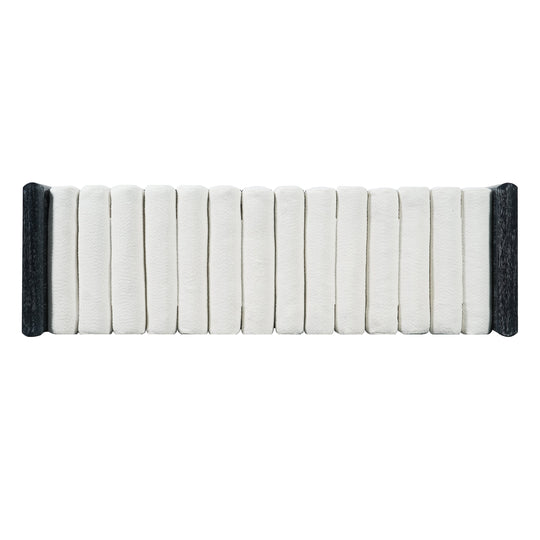 Modern Chenille Upholstered Bench