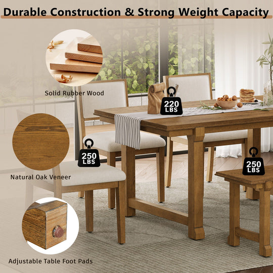6 Piece Kitchen &amp; Dining Room Furniture