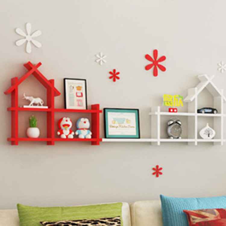 Children's Bookshelf Wall Shelf - Customizable & Charming