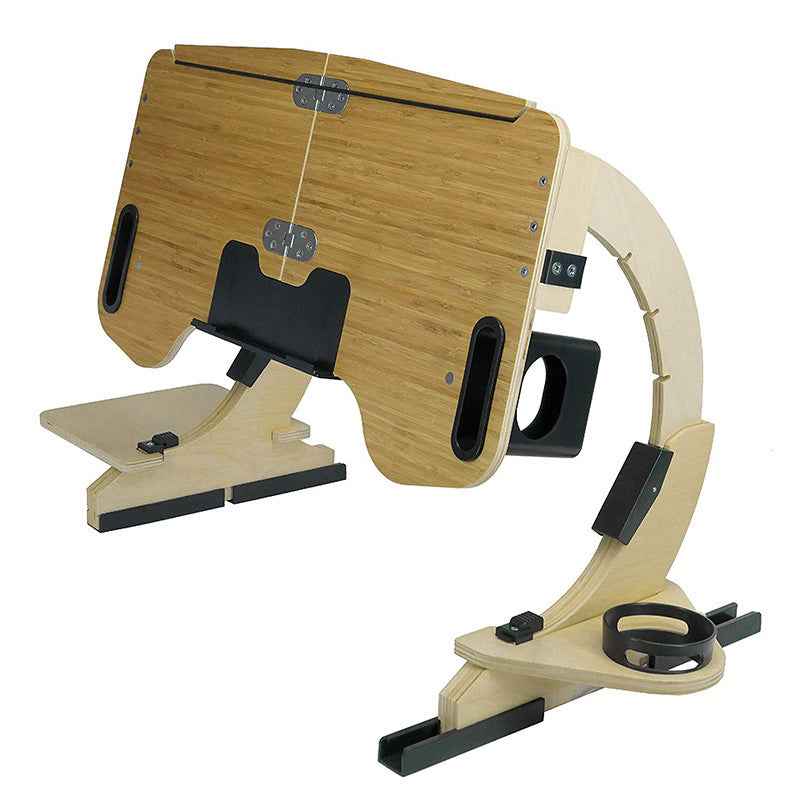 Foldable Wooden Computer Desk - Space-Saving & Portable Design