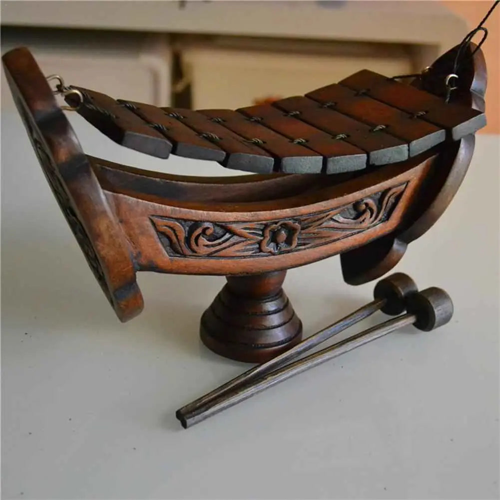 Xylophone Hand Musical Instrument - Classic Wood Design