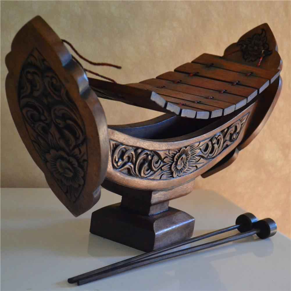 Xylophone Hand Musical Instrument - Classic Wood Design