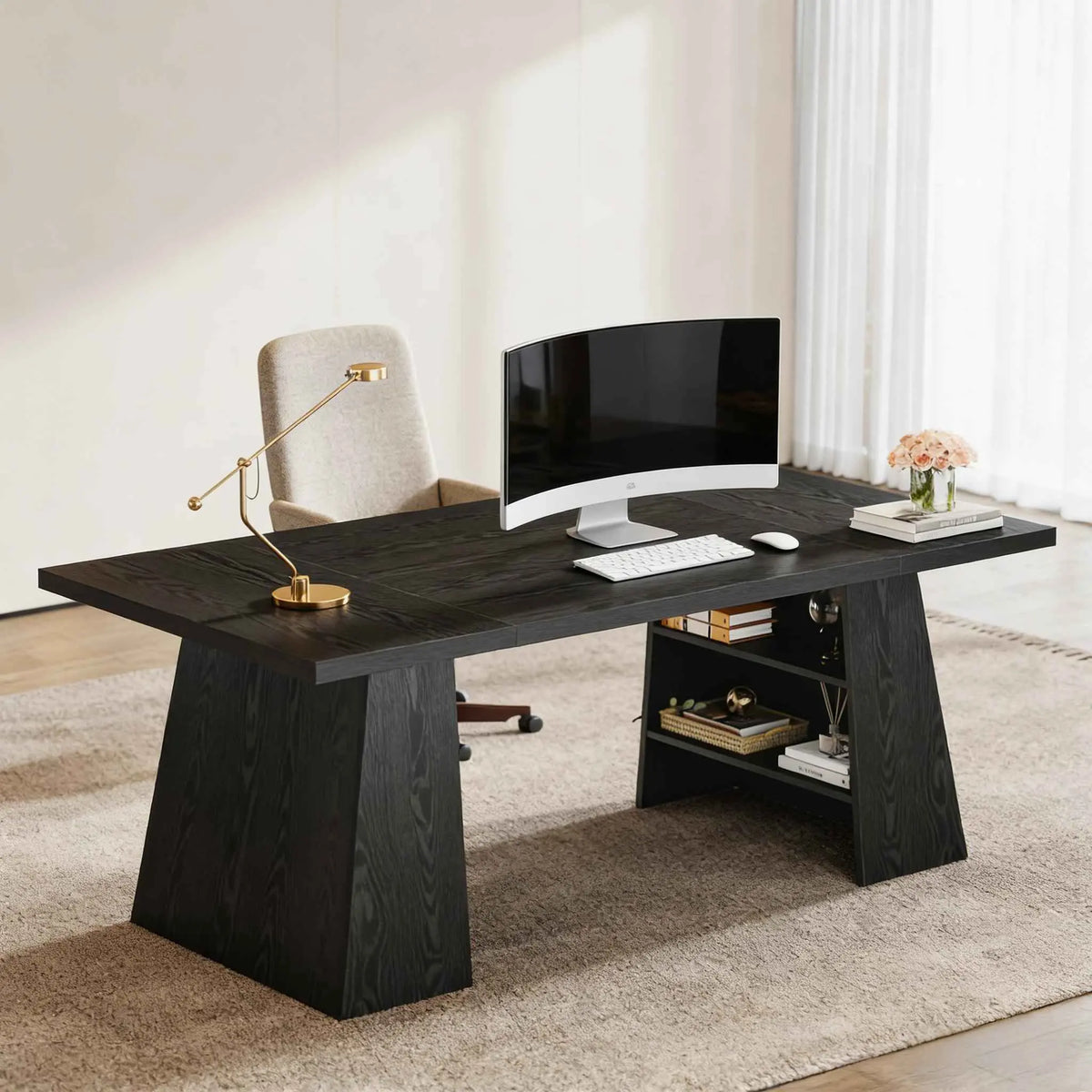 Stylish Computer Desk for an Organized Office Space