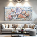 Sea Shells Modern Coastal Wall Art