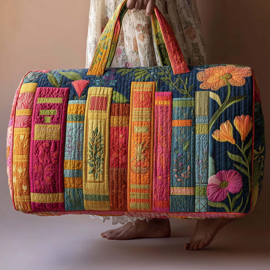Bookwind Series Short-Distance Handheld Quilted Embroidery Travel Bag Multi-Functional