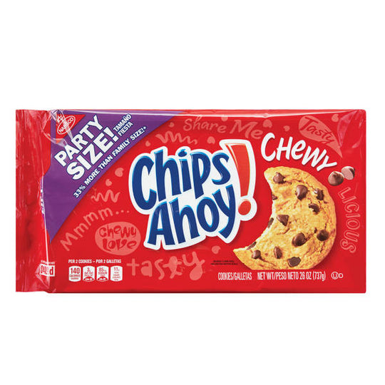 Nabisco Party Size Chewy Chips Ahoy Cookies, 26 oz