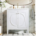 30" No Assembly Needed Vintage Bathroom Vanity