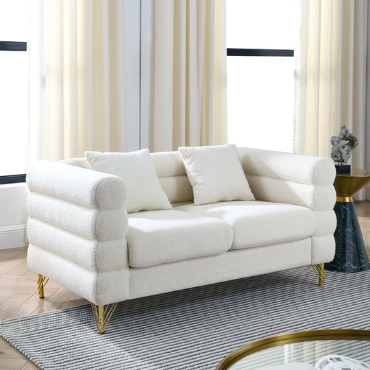60-Inch Oversized 2 Seater Sectional Sofa