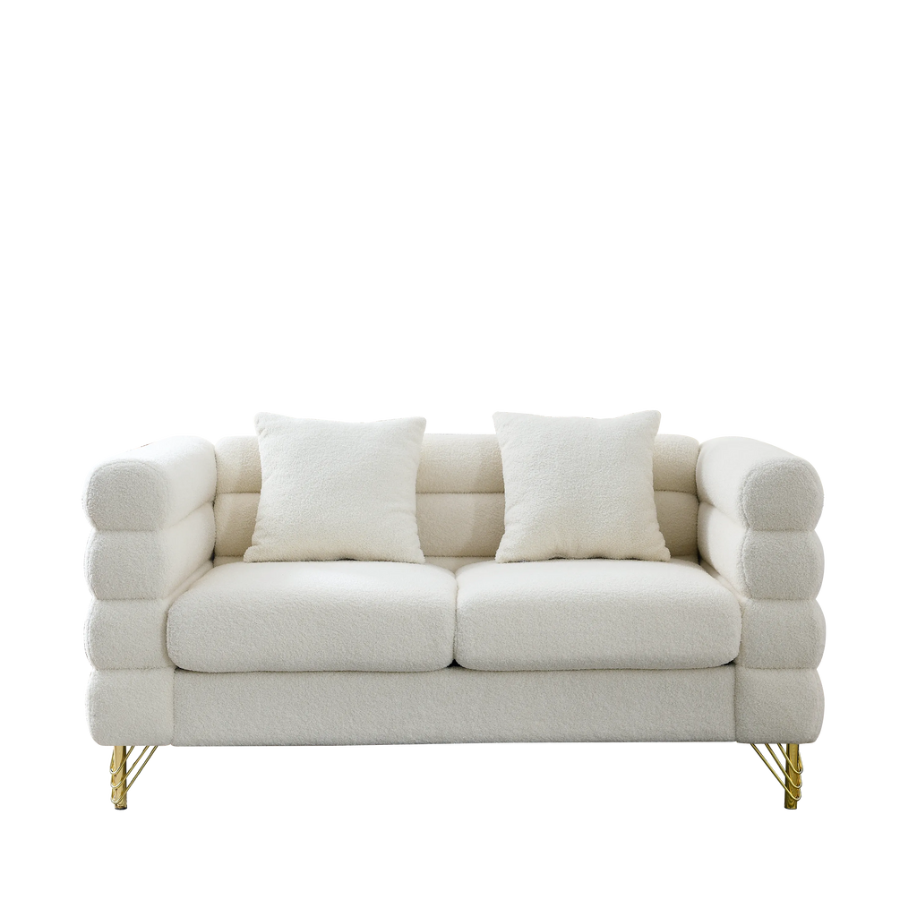 60-Inch Oversized 2 Seater Sectional Sofa