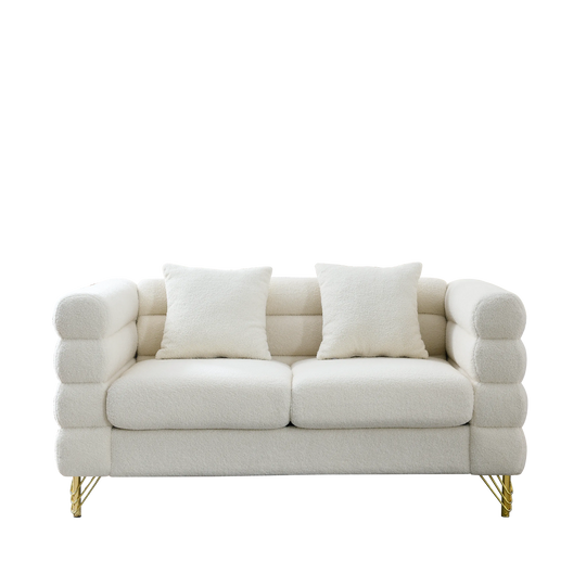 60-Inch Oversized 2 Seater Sectional Sofa