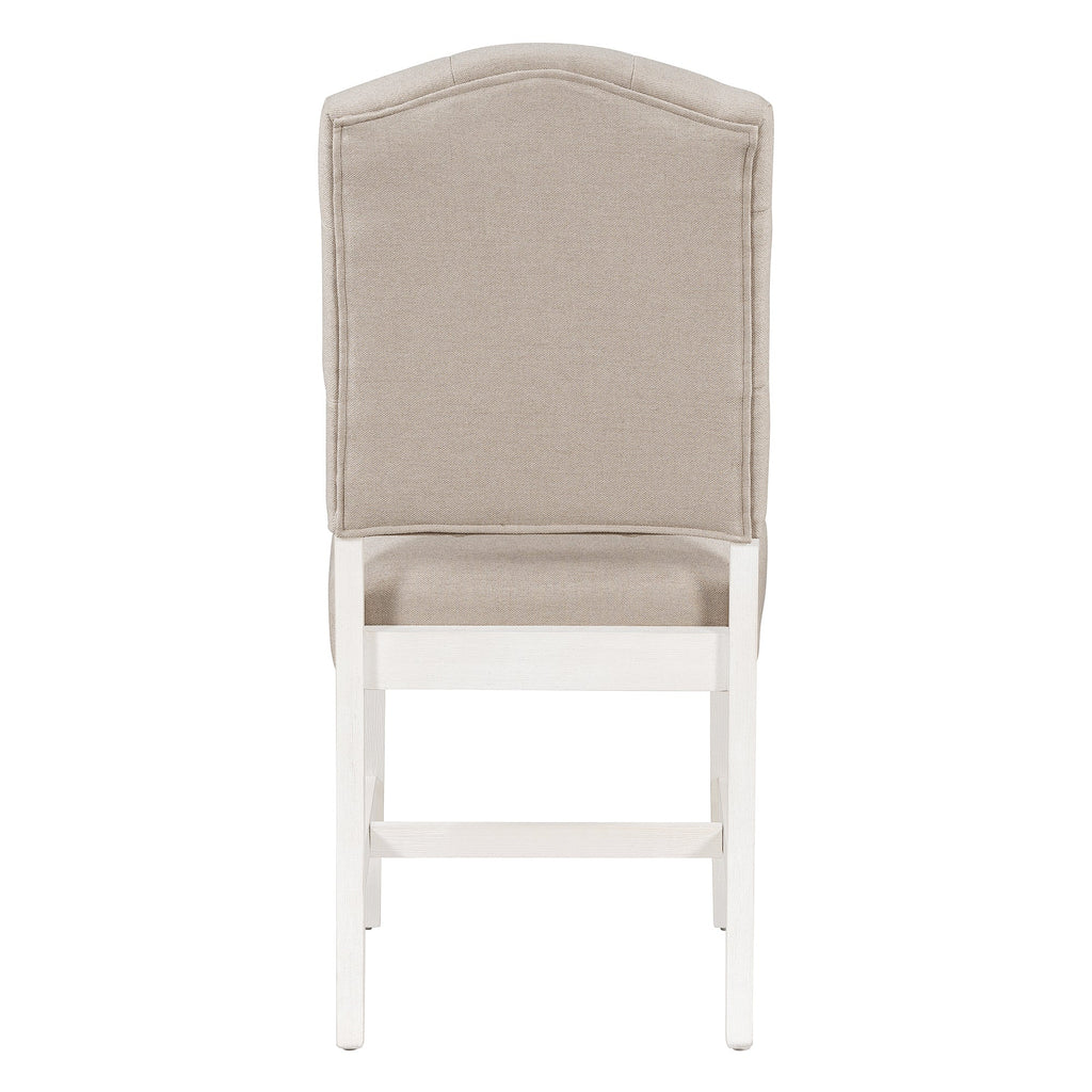 Dining Chair Set: TREXM Retro Style Upholstered Chairs for Comfort