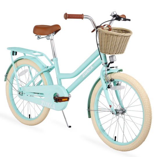 Girls Bike With Basket for 7-10 Years Old Kids