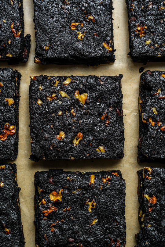 Walnut Protein Brownies