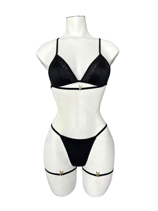 LINGERIE SET IN BLACK