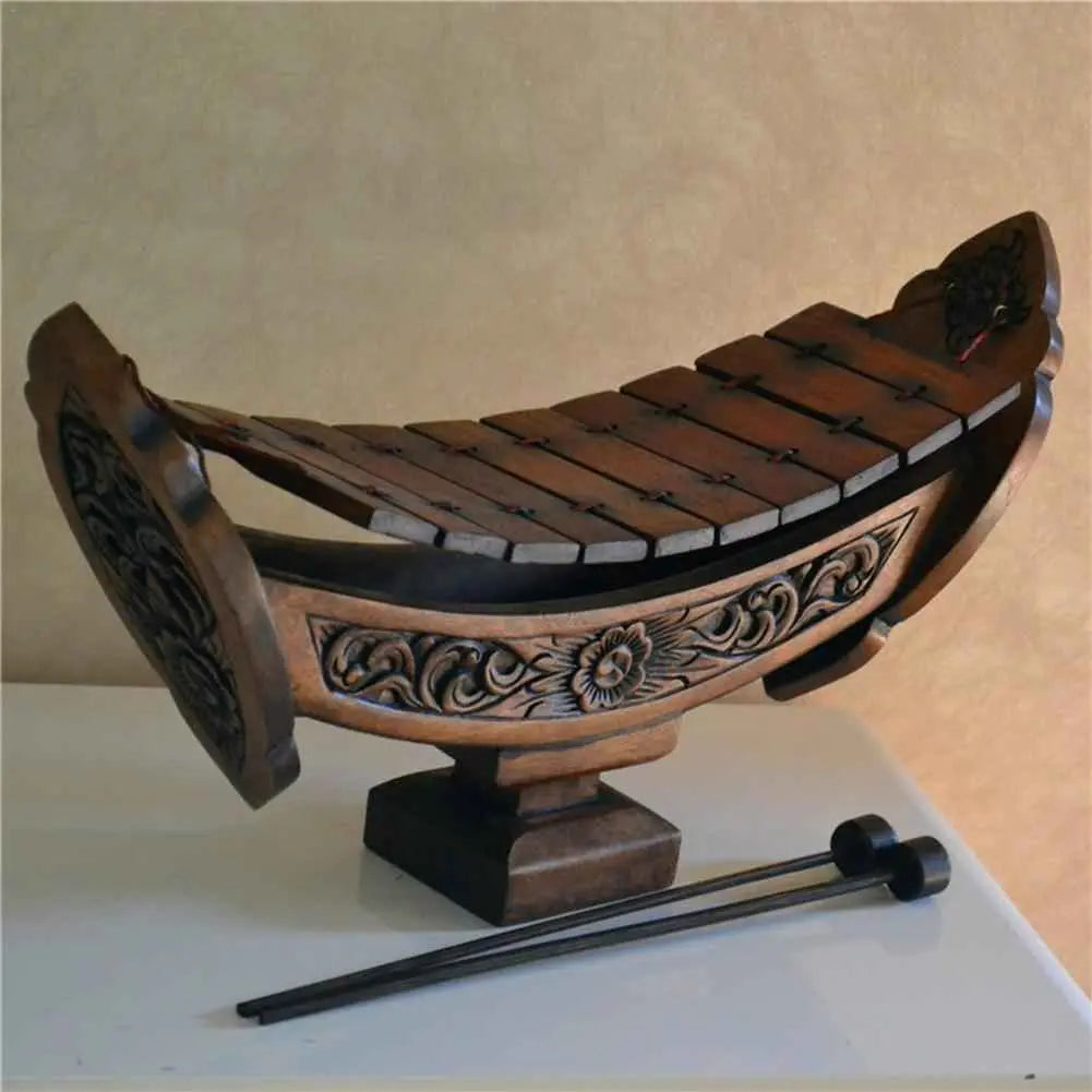 Xylophone Hand Musical Instrument - Classic Wood Design