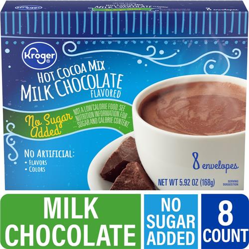 Kroger No Sugar Addedˆ Hot Cocoa Mix 8 ct / 5.92 oz