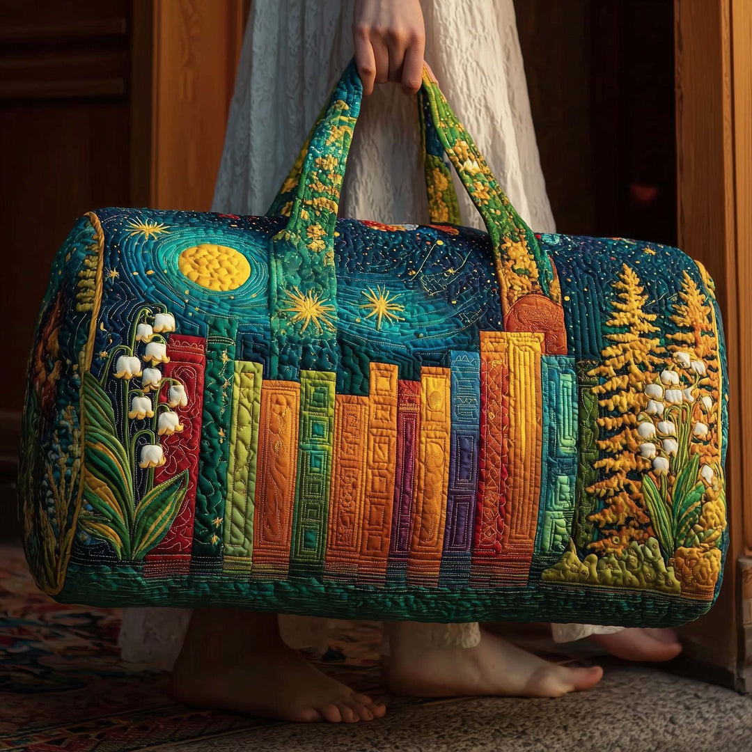 Bookwind Series Short-Distance Handheld Quilted Embroidery Travel Bag Multi-Functional