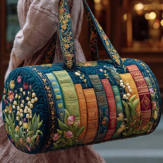 Bookwind Series Short-Distance Handheld Quilted Embroidery Travel Bag Multi-Functional