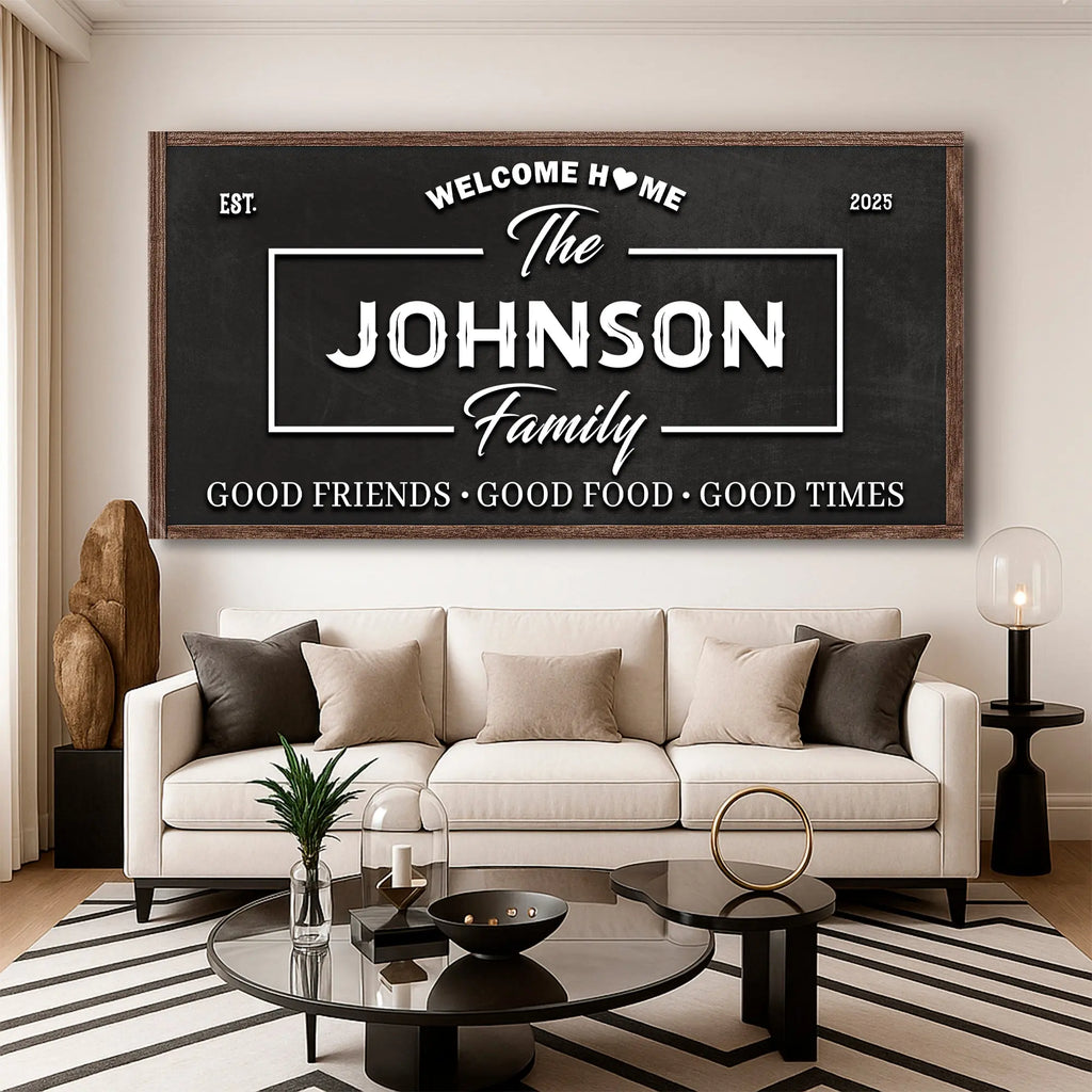 Welcome Home Wall Sign