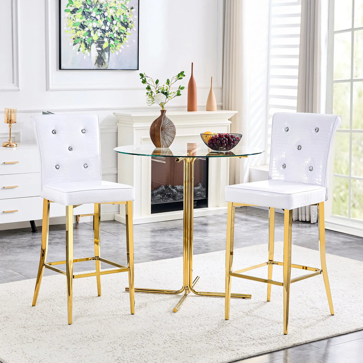 A Set of 2 Dining Chairs
