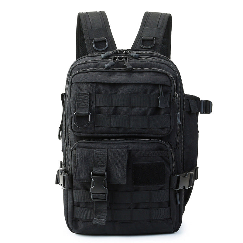 Outdoor Tactical Camo Hiking Backpack Travel Large-Capacity Waterproof Lure Fishing Bag Fishing Pack
