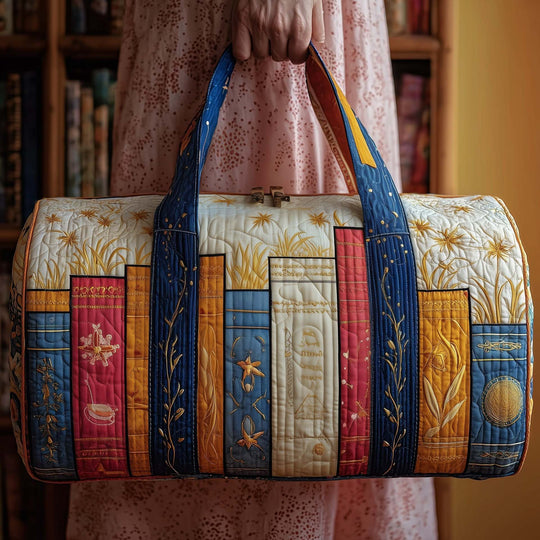 Bookwind Series Short-Distance Handheld Quilted Embroidery Travel Bag Multi-Functional