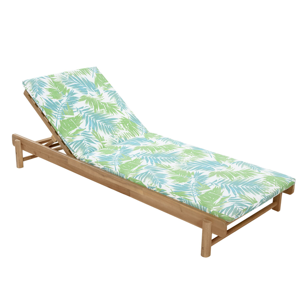 Lounge in Style with Our Light Teak Acacia Wood Chaise Lounge Set
