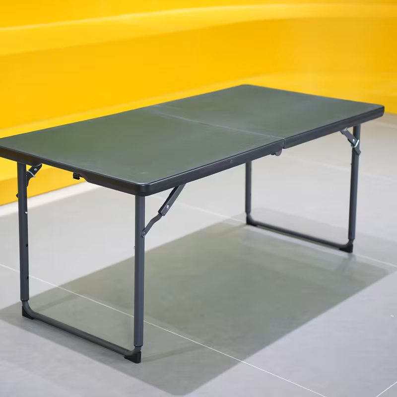 4ft/6ft Portable Plastic Folding Table – Indoor &amp; Outdoor Dining