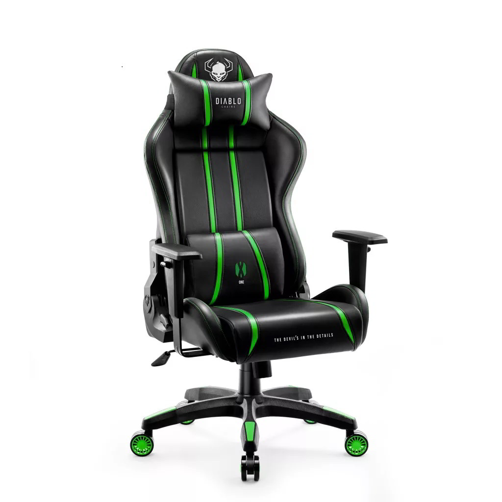 Diablo Chairs X-One 2.0 Gamer Szék Normal Size Fekete-Zöld