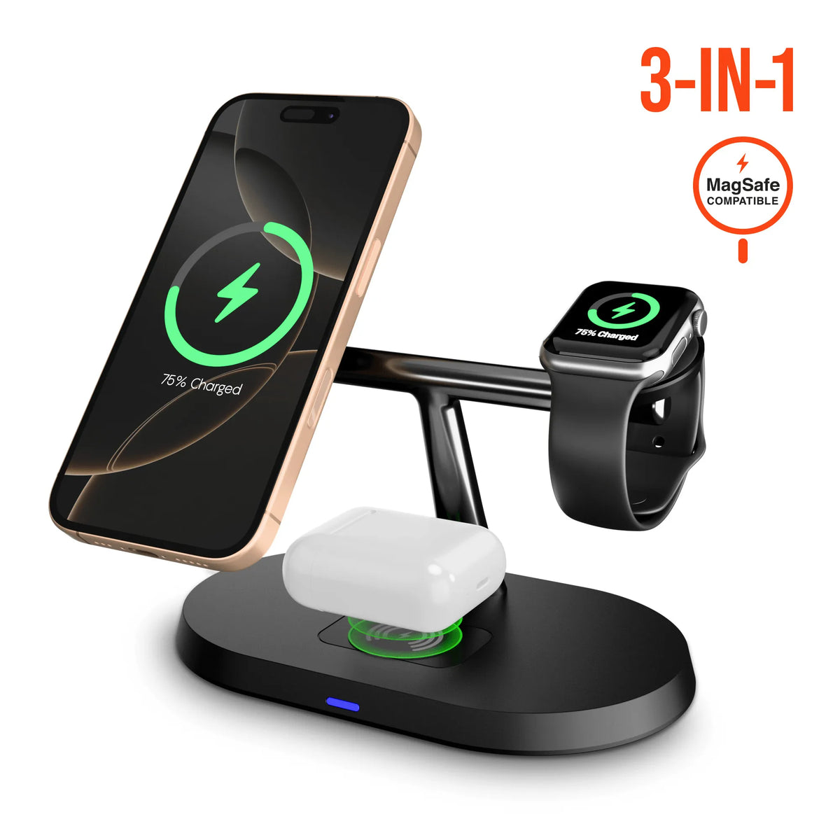 Charging Made Easy: HyperGear MaxCharge Pro 3-in-1 MagSafe Stand
