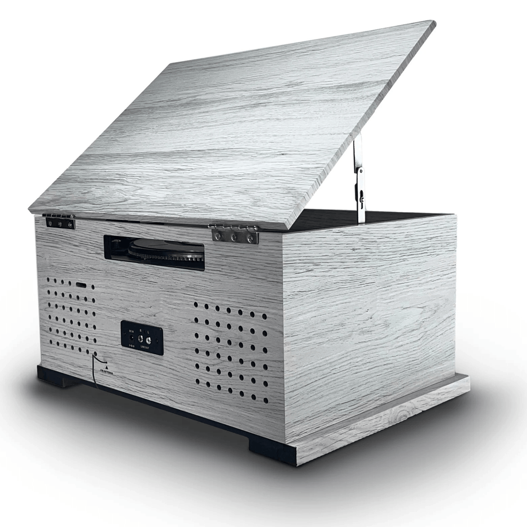 Victor Belmont 8-in-1 Wood Music Center White - Refurbished