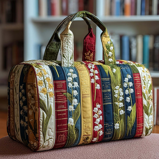 Bookwind Series Short-Distance Handheld Quilted Embroidery Travel Bag Multi-Functional