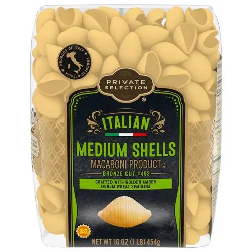 Pasta - Kroger Private Selection Medium Pasta Shells 16 oz