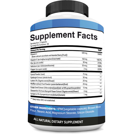 Nutrivein Eye Vitamins (60 Caps)