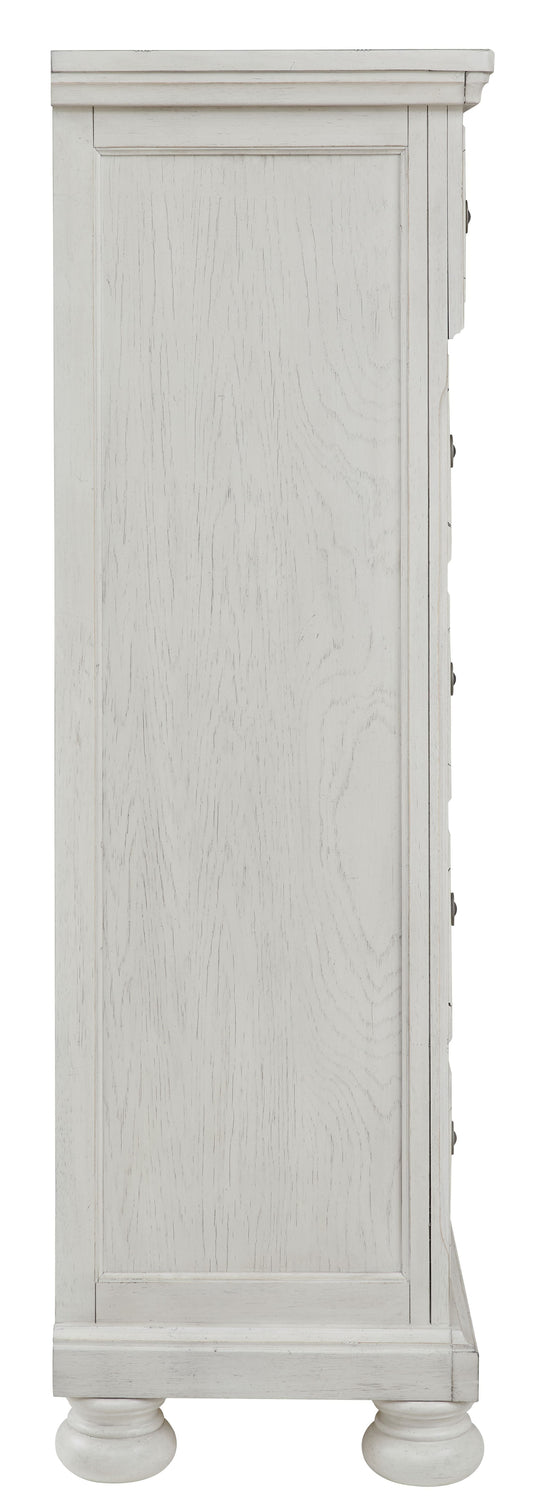 Robbinsdale - Five Drawer Chest - Antique White