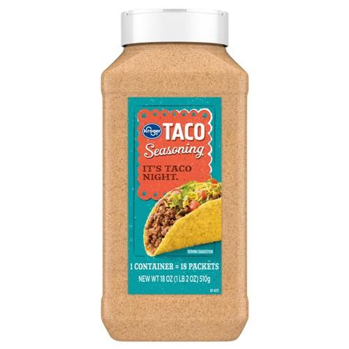 Kroger Taco Seasoning 18 oz