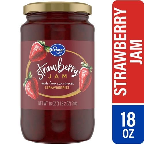 Kroger Strawberry Jam 18 oz