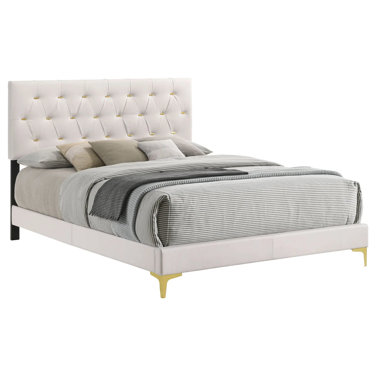 James Modern Glam Queen Bed