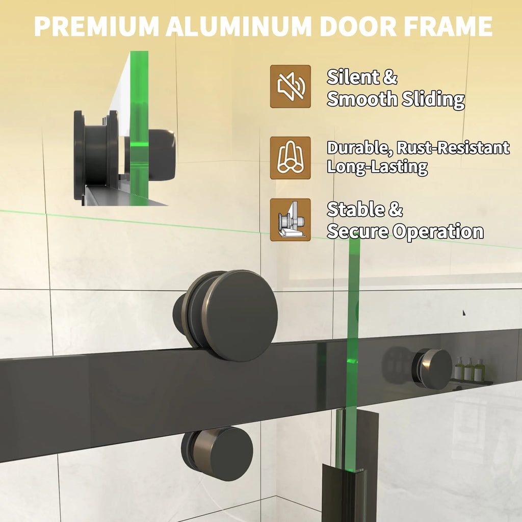 Mod Semi-Frameless Sliding Bathtub Door