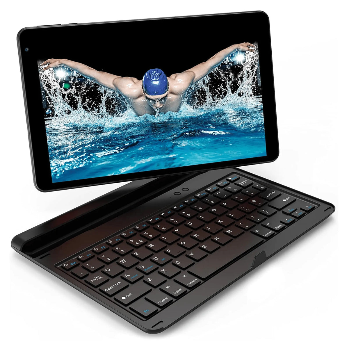 Naxa 2-in-1 10.1” Tablet with Bluetooth Keyboard - Refurbished