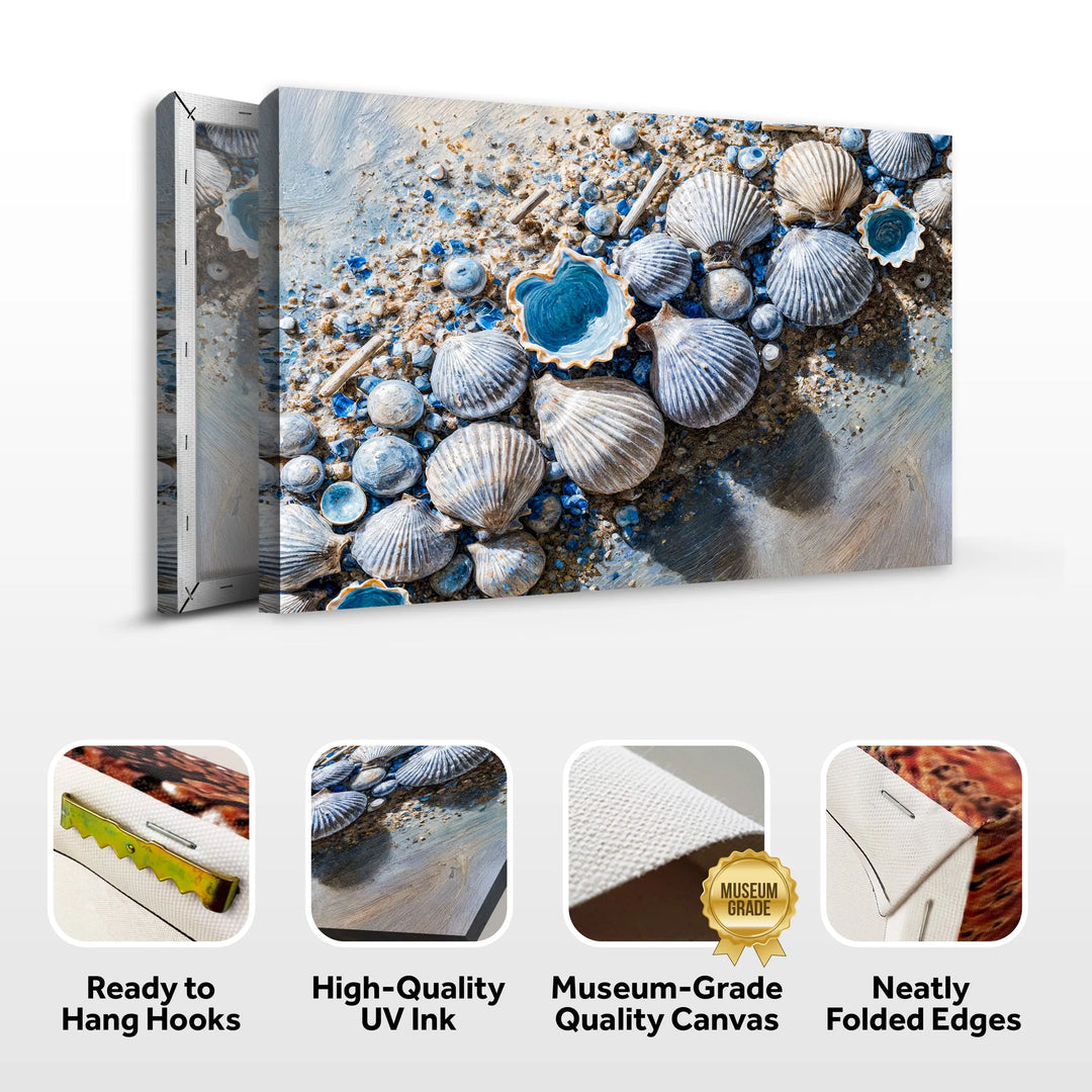 Sea Shells Modern Coastal Wall Art II