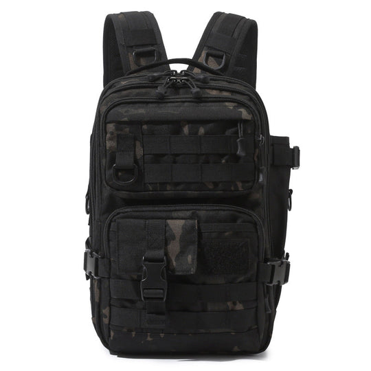 Outdoor Tactical Camo Hiking Backpack Travel Large-Capacity Waterproof Lure Fishing Bag Fishing Pack