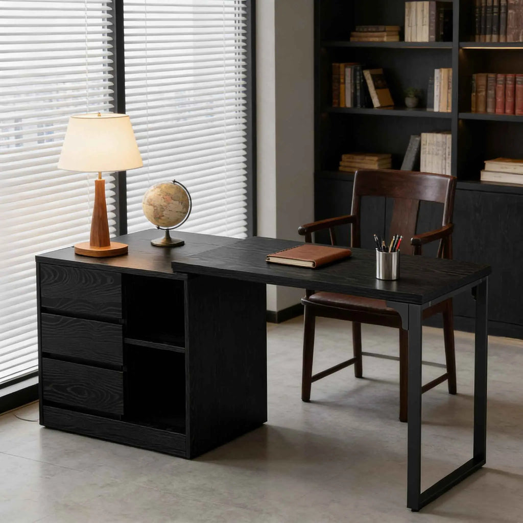Reversible Corner Office Desk - L-Shaped Computer & Executive Desk